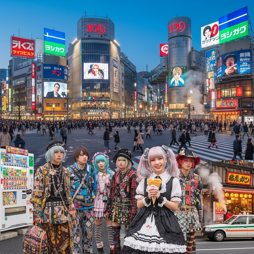 Harajuku and Shibuya