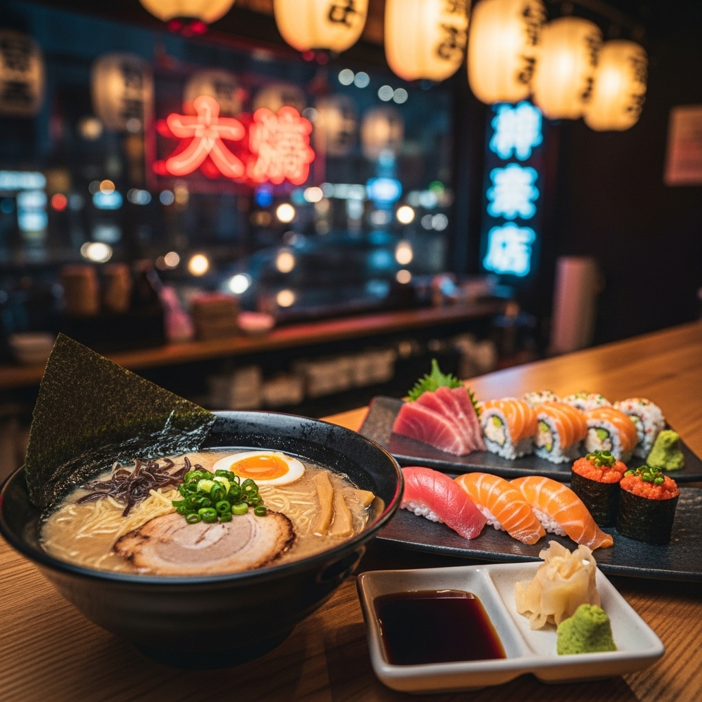 Ramen and Sushi